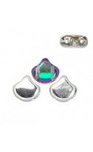 Ginko Leaf Beads 7.5x7.5mm Backlit spectrum